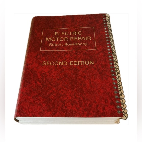 ๐ Electric Motor Repair, Second Edition by Robert Rosenberg, Spiral Bound, 1970 - Picture 3 of 17